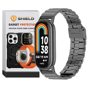 Ultimate Shield Link GK strap suitable for Xiaomi Mi Band 8 12mm / Mi Band 9 12mm / Mi Band 10 12mm