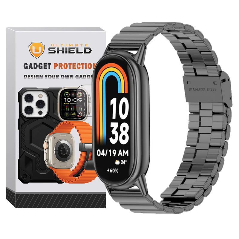 بند آلتیمیت شیلد مدل Link GK مناسب برای ساعت هوشمند شیائومی Mi Band 9 12mm