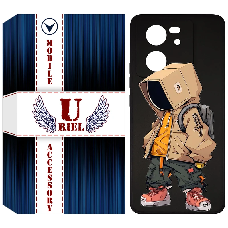 کاور یوریل قاب مدل KSH کد 39 طرح پسر مناسب برای گوشی موبایل شیائومی 13T / 13T Pro / Redmi K60 Ultra
