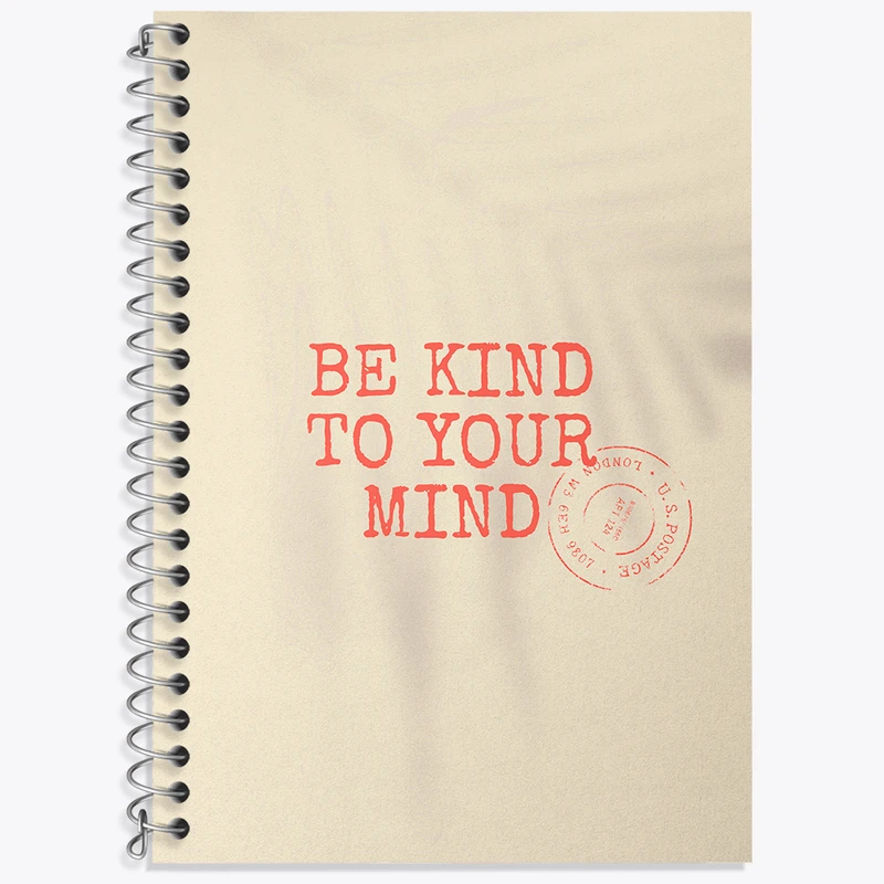 دفتر نت موسیقی 50 برگ خندالو طرح Be Kind To Your Mind کد N2336