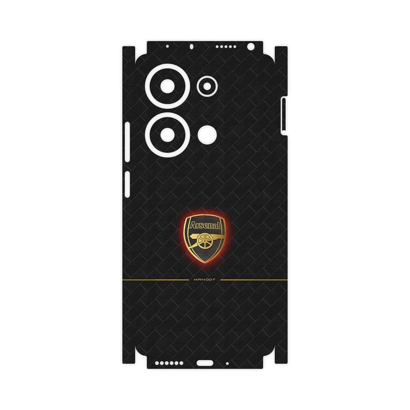 برچسب پوششی ماهوت مدل Arsenal-FullSkin مناسب برای گوشی موبایل شیائومی Redmi Note 13 Pro 4G