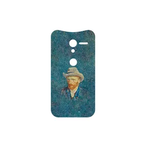 MAHOOT Self portrait with a gray felt hat Cover Sticker for Motorola Moto X