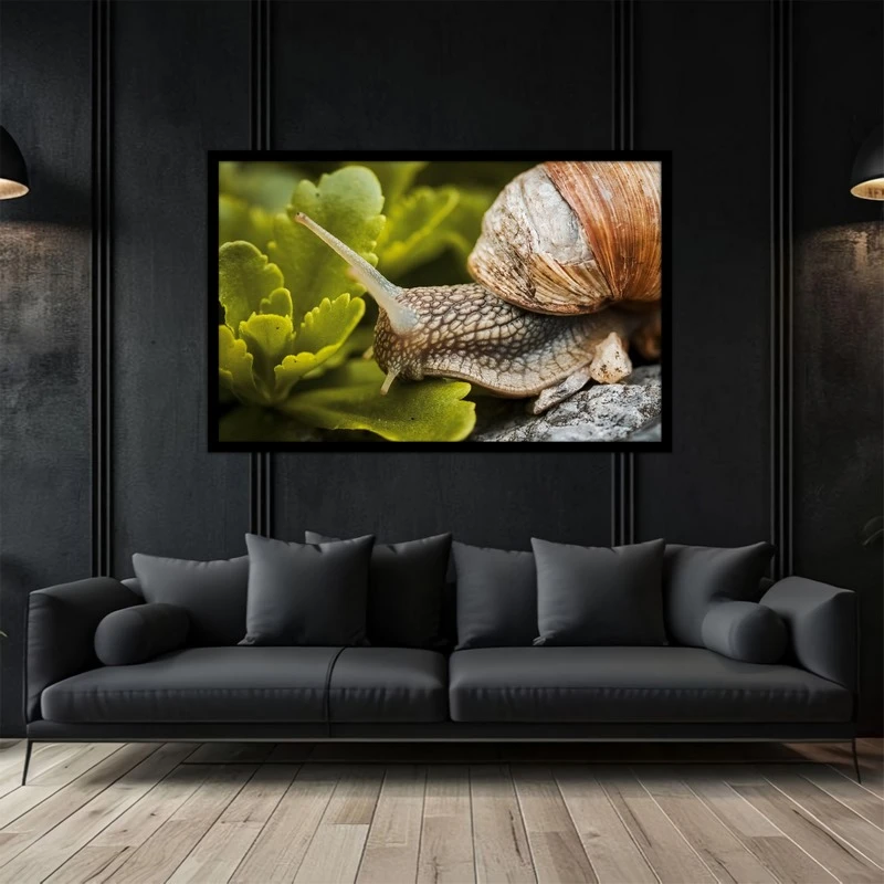 تابلو بکلیت طرح حلزون دکوری حیوانات مدل B-bu5236