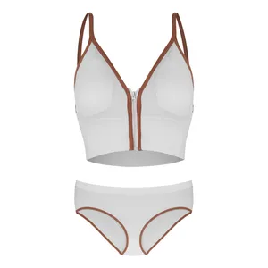 ست نیم تنه و شورت ورزشی زنانه مدل 36048