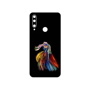 MAHOOT Rainbow Hair Digital Art Cover Sticker for Honor 9X