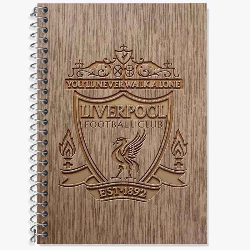 دفتر زبان 50 برگ خندالو مدل سه خط طرح باشگاه لیورپول کد 26955