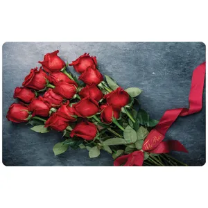  پادری طرح فلاور آشپزخانه مدل m/503 گل سایز 46×76 سانتی متر 