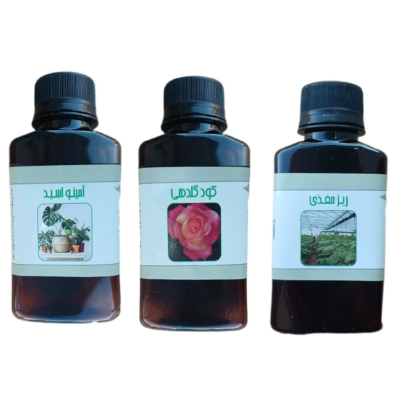 کود مایع امینو اسید و ریز مغذی و کود گلدهی مدل life drop حجم 110 میلی لیتر