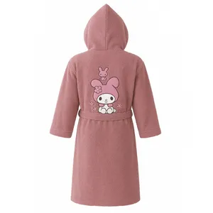 حوله پالتویی کودک زمرد حریر مدل اسپرت طرح ملودی سایز 100