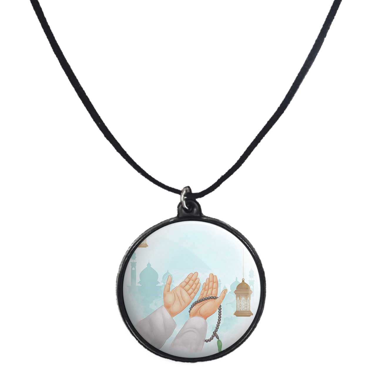 گردنبند پرمانه طرح جشن تکلیف کد pmb.25789 مدل دو طرفه