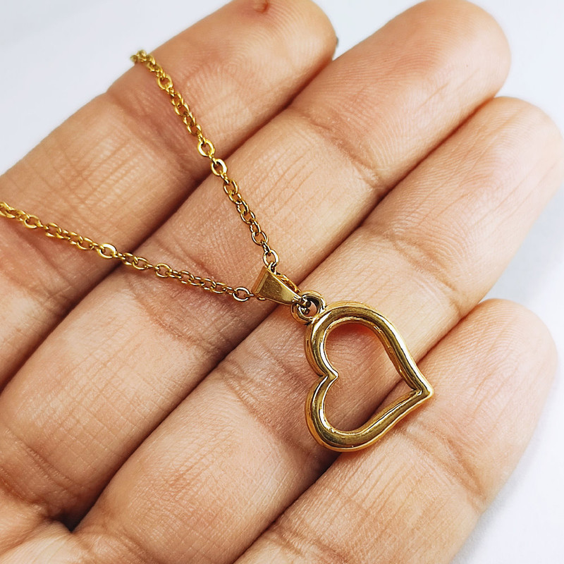 گردنبند زنانه مدل قلب گردنبند زنانه مدل قلب