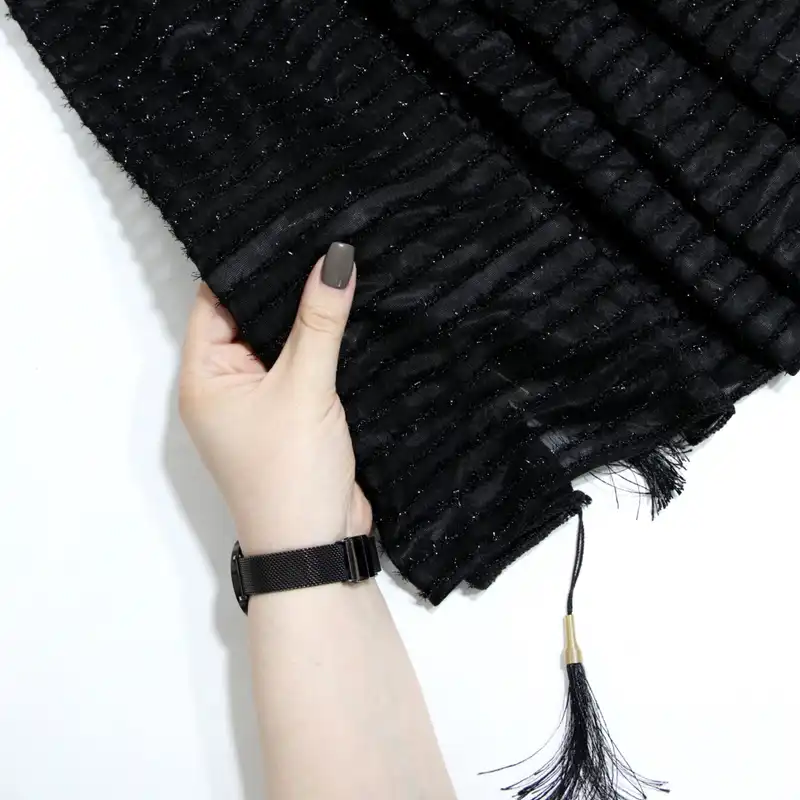 شال زنانه مدل مجلسی حریر لمه شاینی کد 6065