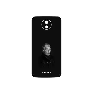 MAHOOT Portrait of a European Woman Cover Sticker for Motorola Moto C Plus
