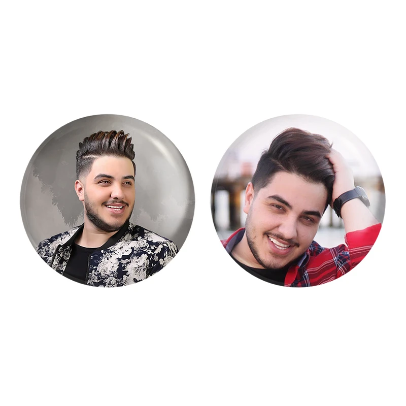 مگنت خندالو طرح آرون افشار کد 40204021 مجموعه 2 عددی