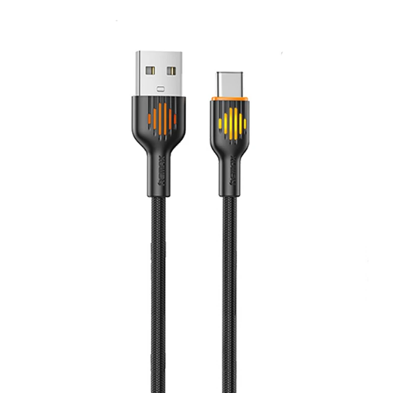 کابل تبدیل USB به USB-C ریمکس مدل Fast Charge 3A Moka طول 1 متر