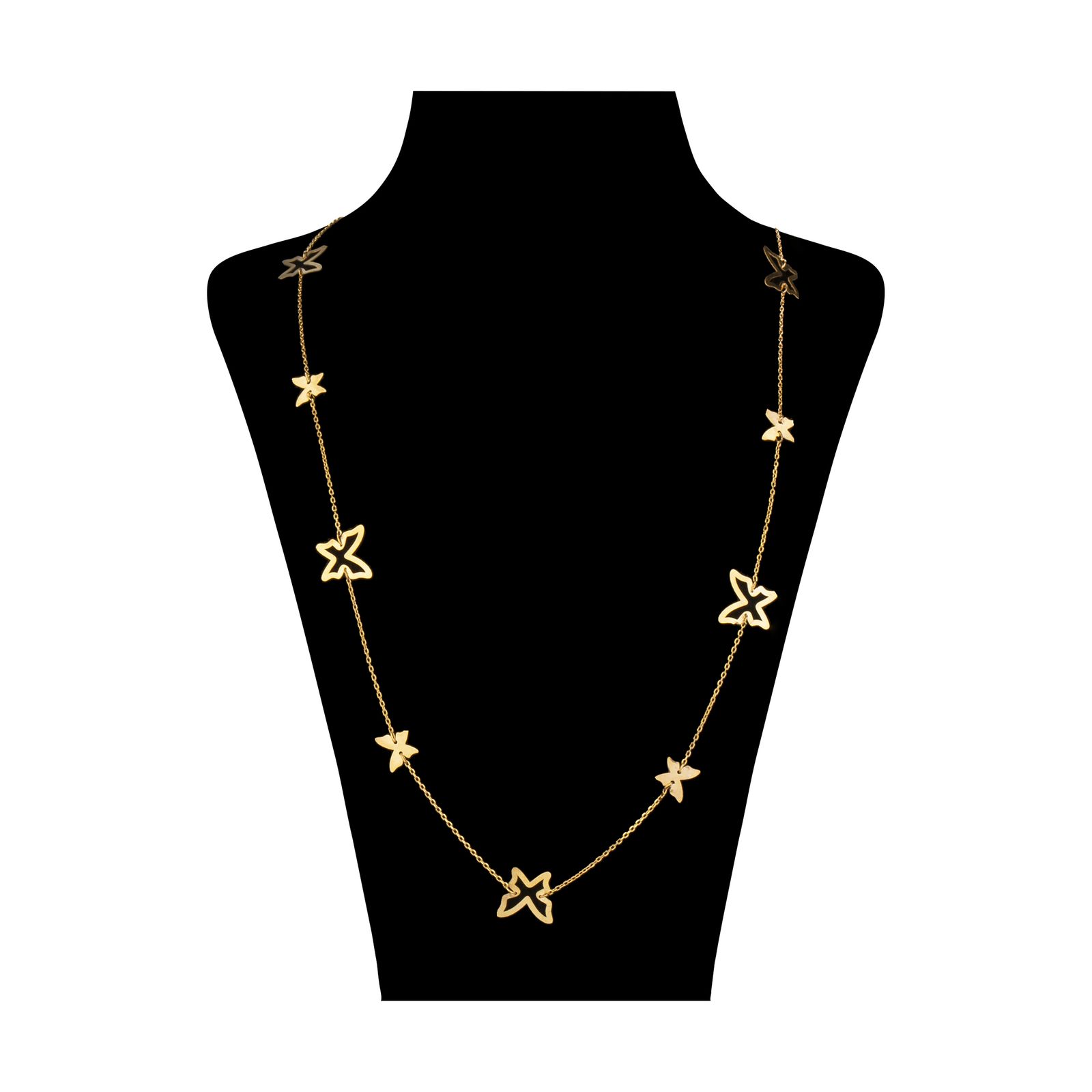 گردنبند طلا 18 عیار زنانه مایا ماهک مدل MM1375 -  - 1