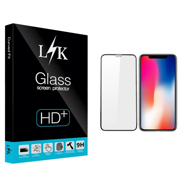 محافظ صفحه نمایش ال کی مدل +HD مناسب برای گوشی موبایل اپل iPhone X/XS