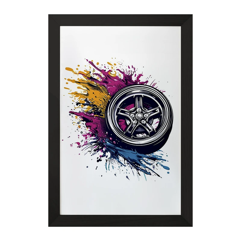 تابلو خندالو مدل لاستیک ماشین کد F4179