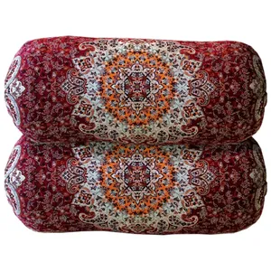 پشتی ترمه مدل شاه نشین بسته 2 عددی