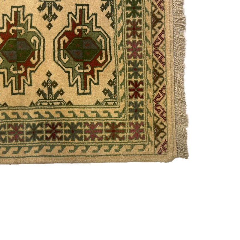 فرش دستبافت نیم متری مدل ترکمن کد Nkp/stp11