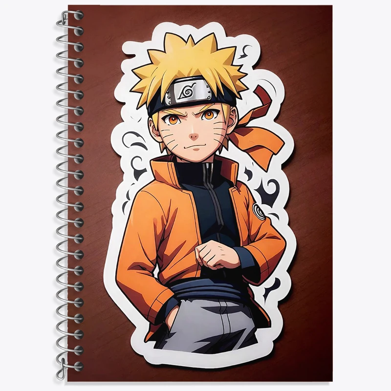 دفتر نت موسیقی 50 برگ خندالو طرح انیمه ناروتو (Naruto) کد N1876