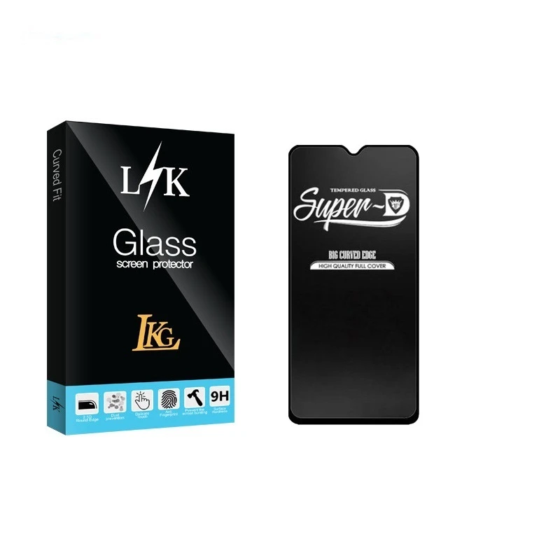 محافظ صفحه نمایش شیشه ای ال کا جی مدل LK Glass Super-D مناسب برای گوشی موبایل شیائومی Poco M3 \ Note 8 Pro