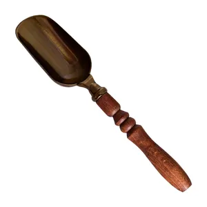 قاشق آجیل خوری مدل دسته چوبی کد 03