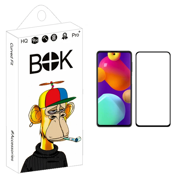 محافظ صفحه نمایش بوک مدل +HD مناسب برای گوشی موبایل سامسونگ Galaxy M62