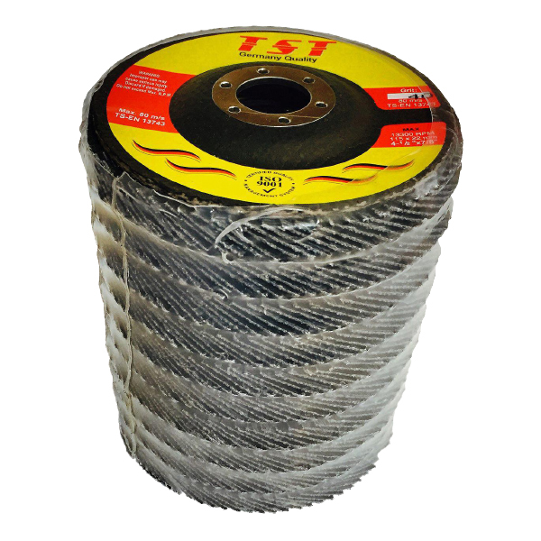 سنباده فلاپ دیسک تی اس تی مدل T29-P40 بسته 10 عددی