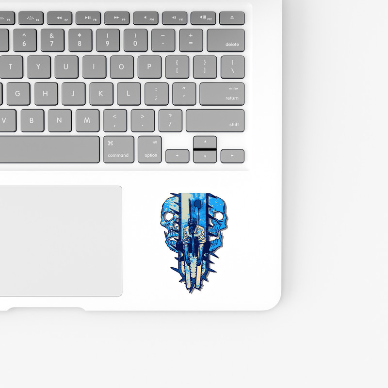 استیکر لپ تاپ و موبایل بووم طرح Anime Chainsaw Man کد PS60