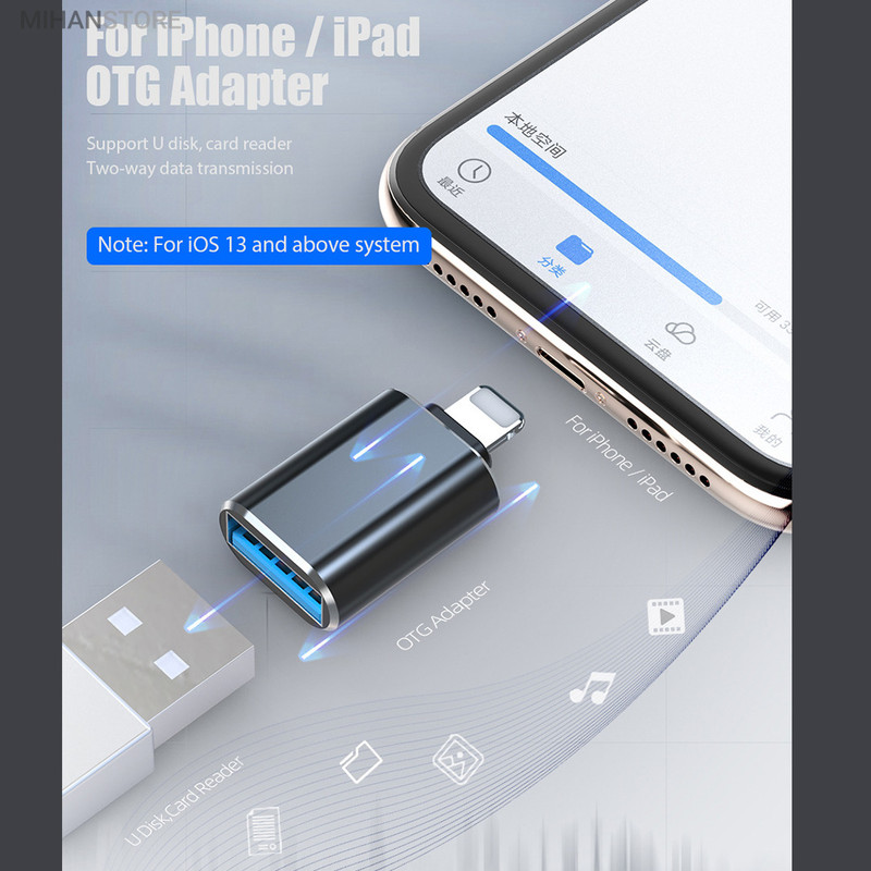مبدل USB به لایتنینگ مک مدل JH-163