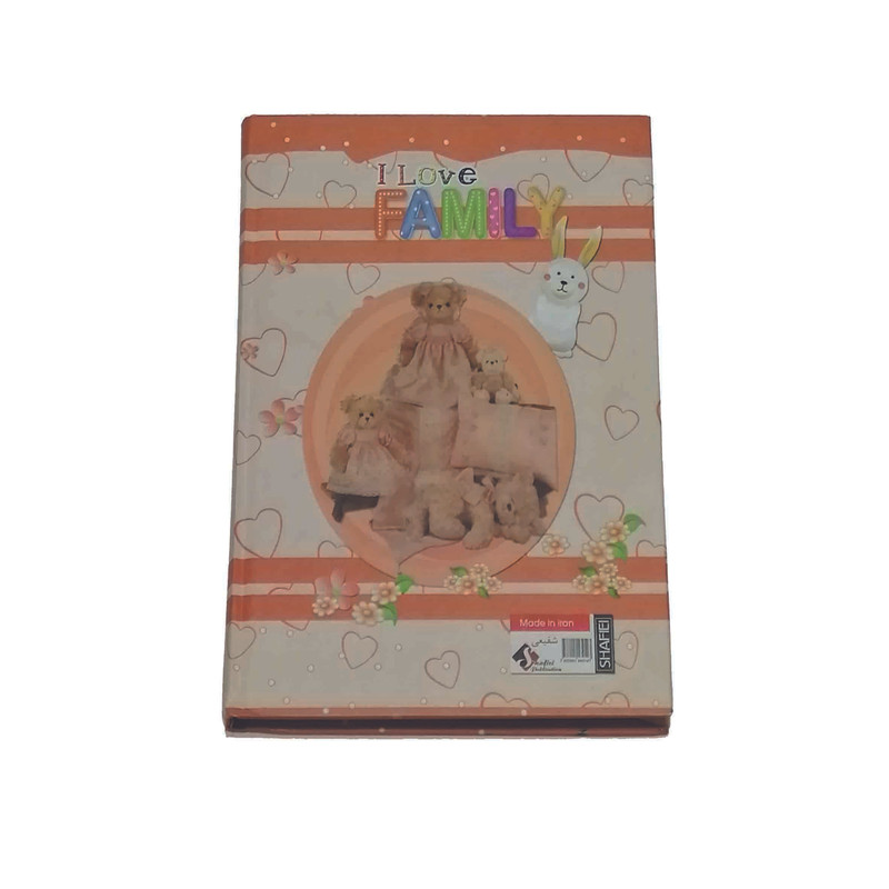 دفتر مشق 160 برگ شفیعی مدل خرس کد 74