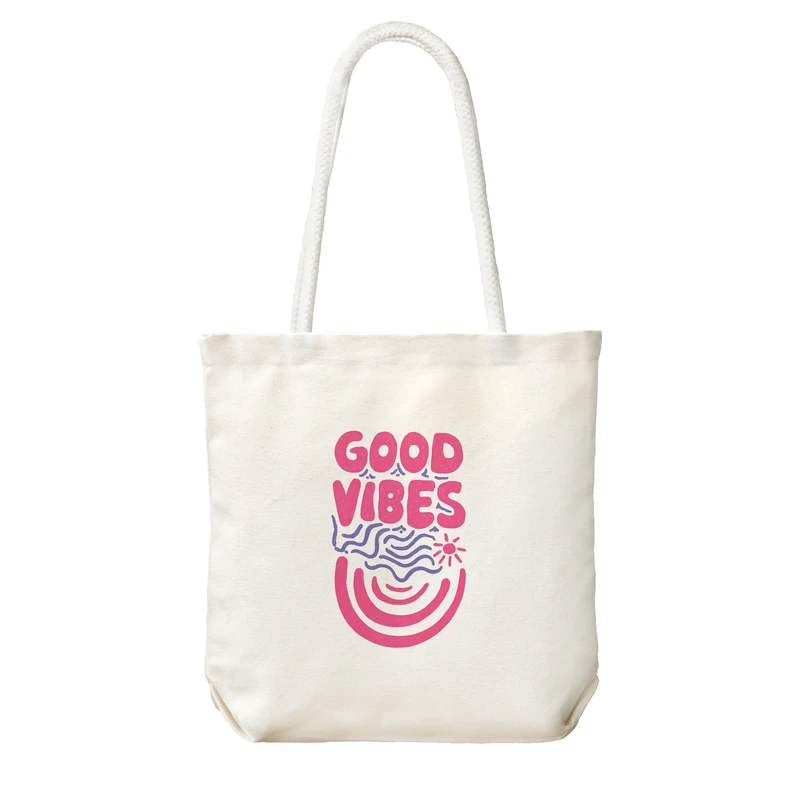 ساک خرید شادیت مدل good vibes کد 70