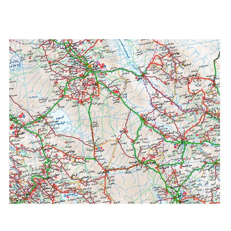 نقشه ایران گیتاشناسی نوین مدل Ir-3 مجموعه 2 عددی نقشه ایران گیتاشناسی نوین مدل Ir-3 مجموعه 2 عددی
