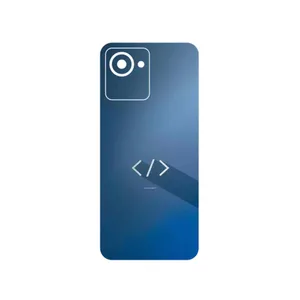 MAHOOT Minimal Coding icon Cover Sticker for Realme C30s