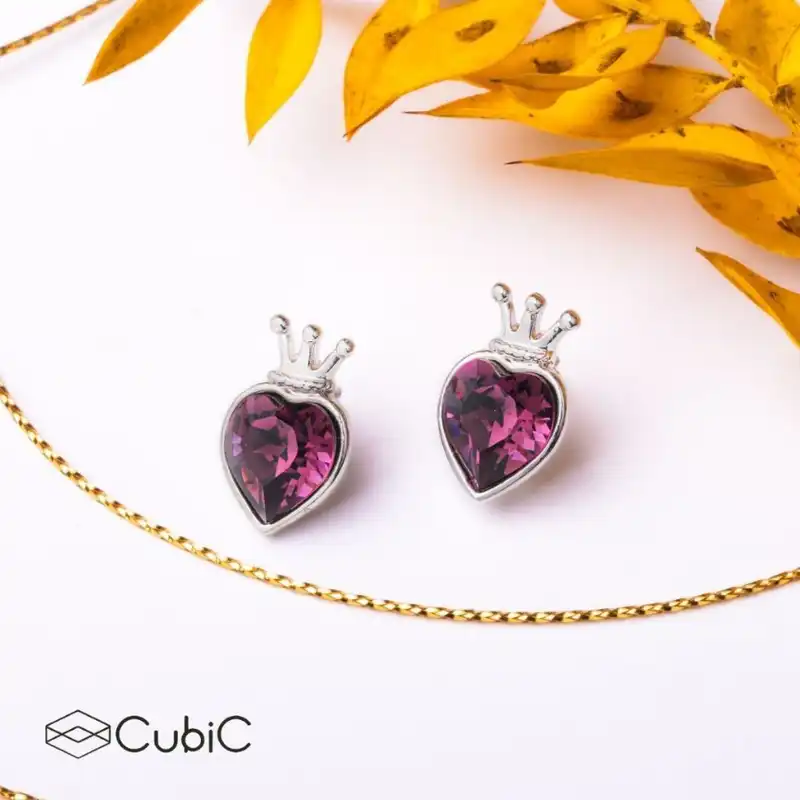 گوشواره زنانه کوبیک مدل QE-74946