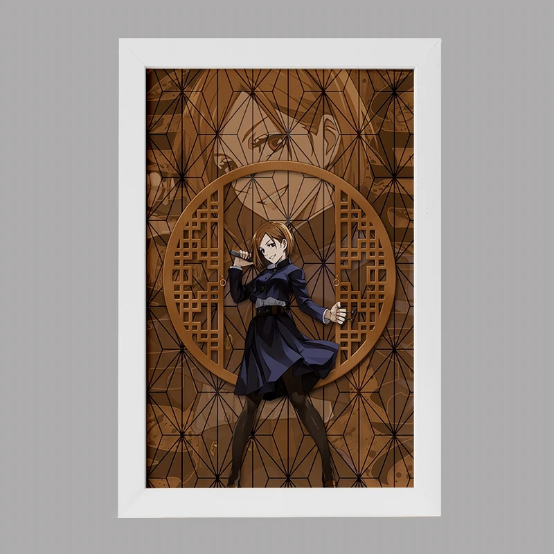 تابلو خندالو مدل انیمه جوجوتسو کایزن کد F791