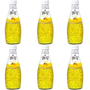 نوشیدنی تخم ریحان با طعم انبه بلک ولف - 320 میلی لیتر بسته 6 عددی 