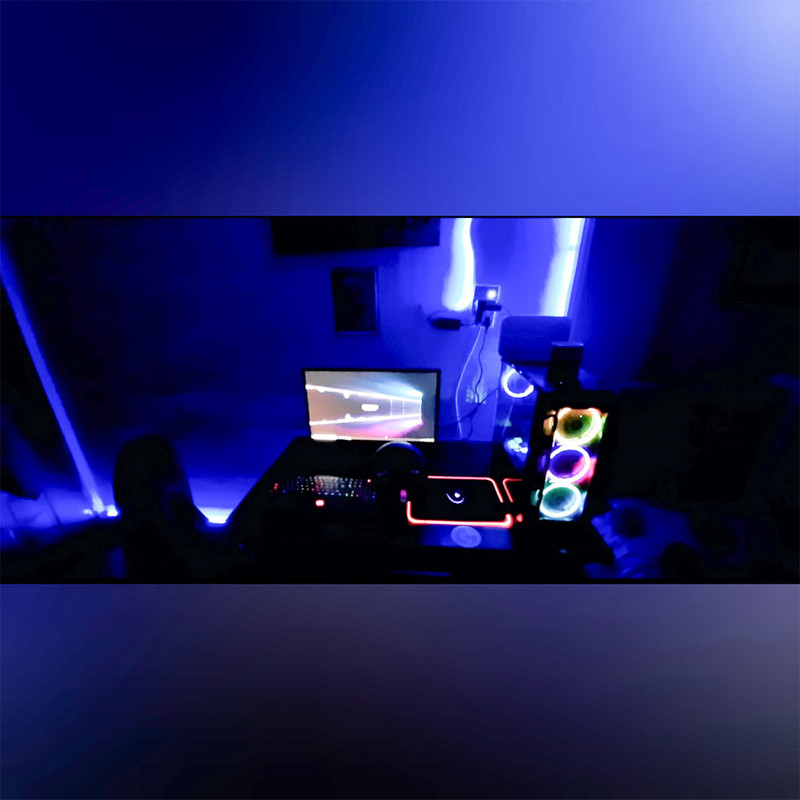 ریسه ال ای دی مدل شلنگی RGB طول 1 متر به همراه ریموت
