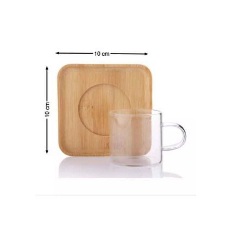 زیر لیوانی مدل بامبو مجموعه 4 عددی