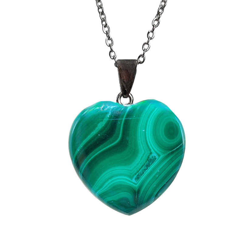 گردنبند دخترانه مدل مالاکیت کد 11-53