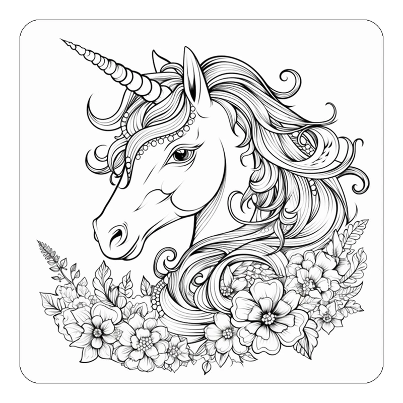 مگنت کاکتی طرح اسب تک شاخ و یونیکورن مدل mp33057