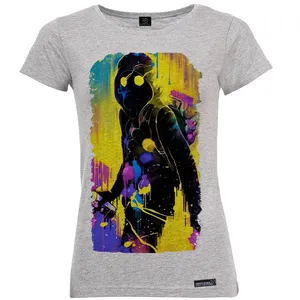 تی شرت آستین کوتاه زنانه 27 مدل Grafiti کد MH1269