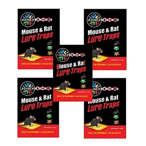 چسب موش آدینه مدل کتابی وزن 80 گرم بسته 5 عددی