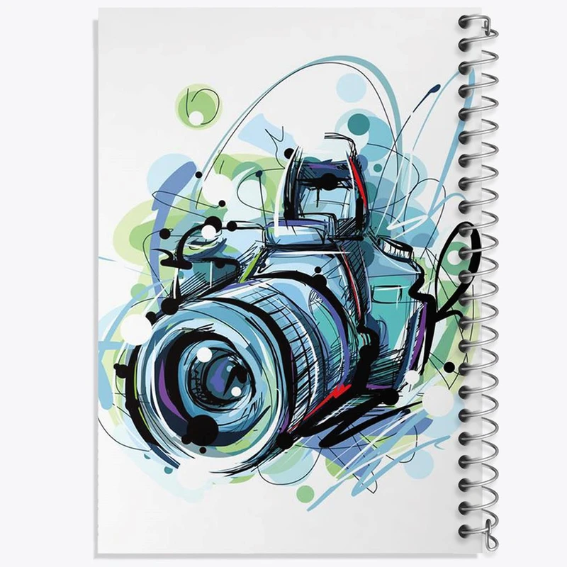 دفتر مشق 50 برگ خندالو مدل دوربین کد 1731