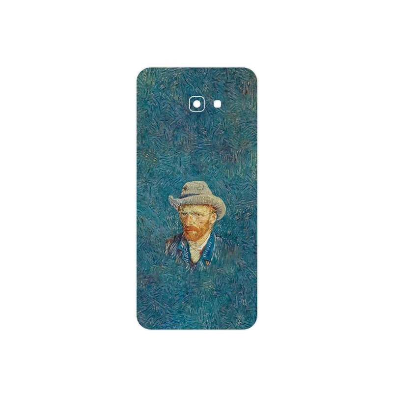 برچسب پوششی ماهوت مدل Self portrait with a gray felt hat مناسب برای گوشی موبایل سامسونگ Galaxy J4 Plus