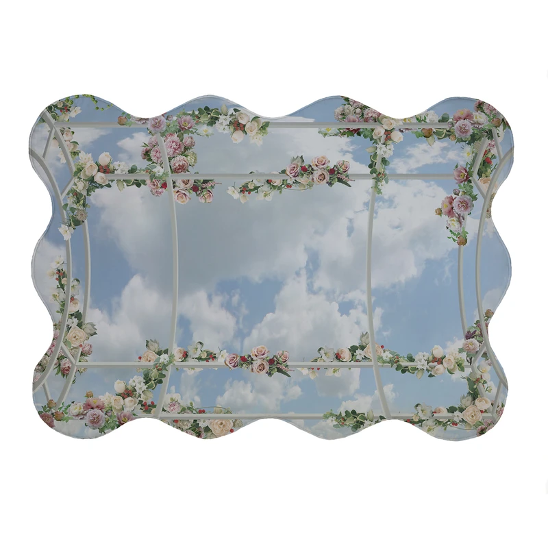 پادری مدل دالبر طرح آسمان کد 5786 سایز 80x110 سانتی متر 