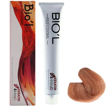 رنگ مو بیول شماره 8.32 حجم 100 میلی لیتر رنگ بلوند بژ روشن