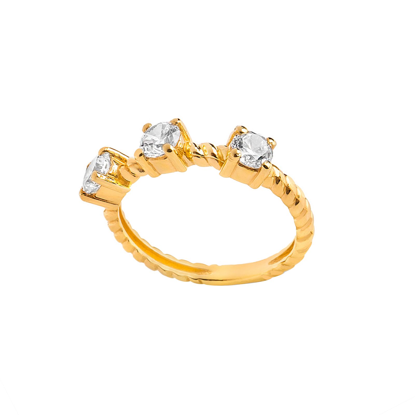 انگشتر طلا 18 عیار زنانه کیا گالری مدل AR472 - - 3