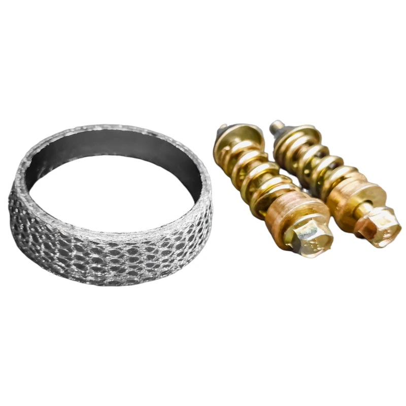 مجموعه واشر و پیچ و مهره گلویی اگزوز خودرو فورس مدل 002691 مناسب برای وانت آریسان ۲ ، سمند سورن پلاس بسته ۳ عددی